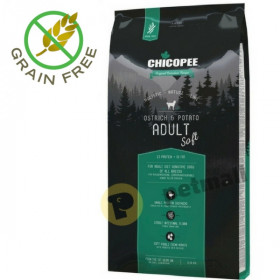 CHICOPEE Holistic Nature Soft Ostrich & Potato 12 кг. - суха храна с мека гранула с щраусово месо и картофи, за кучета над 1 година от всички породи